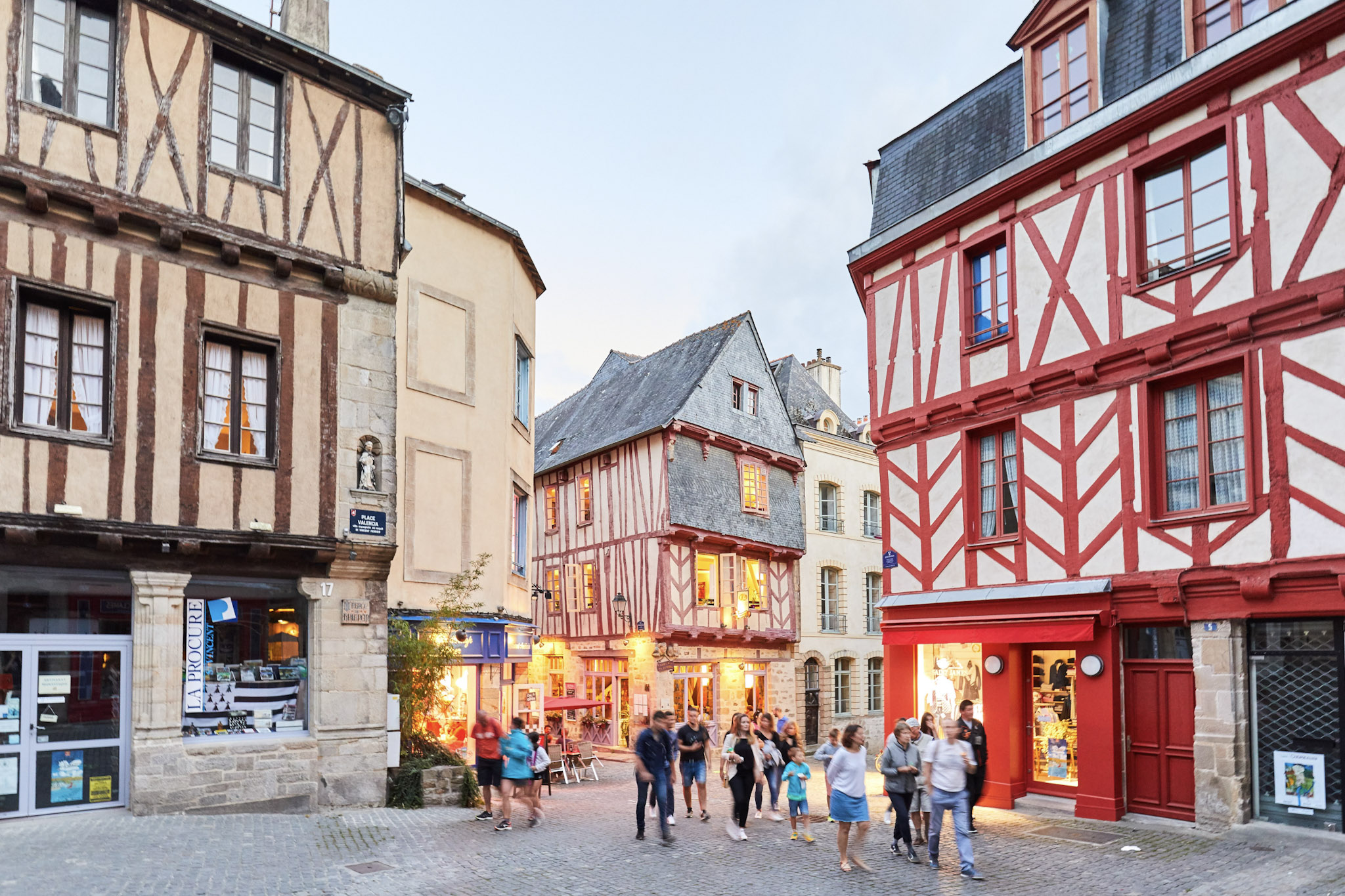 Centre historique de Vannes - Maisons à colombages